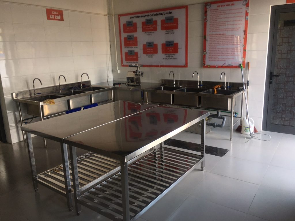 khu sơ chế thực phẩm