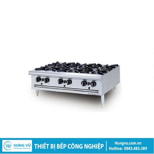 Bếp Âu 6 họng chân thấp
