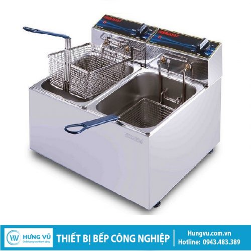 Bếp chiên nhúng đôi
