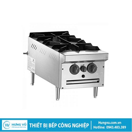Bếp Âu hai họng chân thấp