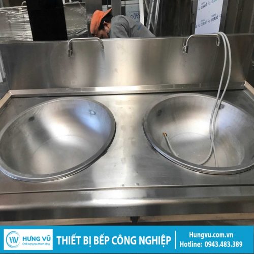 Bếp từ đôi liền chảo công nghiệp
