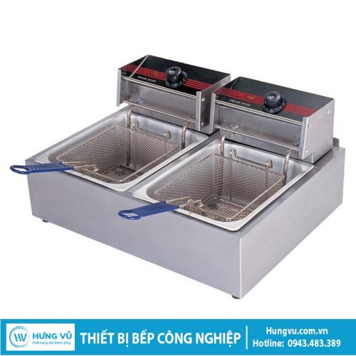 Bếp chiên nhúng đôi công nghiệp