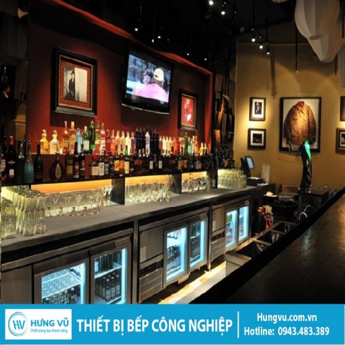 Bàn mát cánh kính cho quầy bar