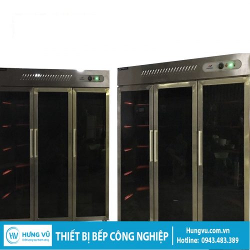 Tủ sấy bát đĩa ba cánh inox