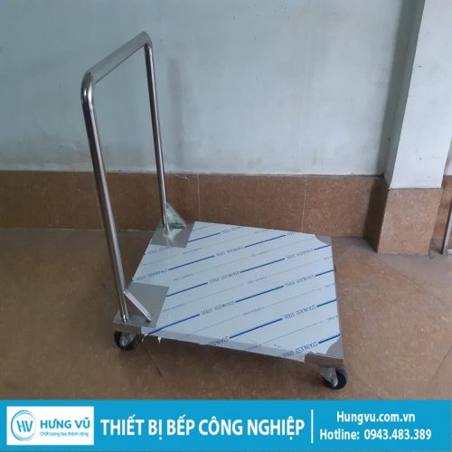 Xe đẩy inox 1 tầng