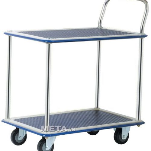 Xe đẩy inox 2 tầng