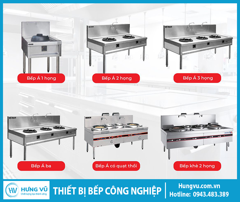 Những Mẫu Bếp Á Công Nghiệp Bán Chạy