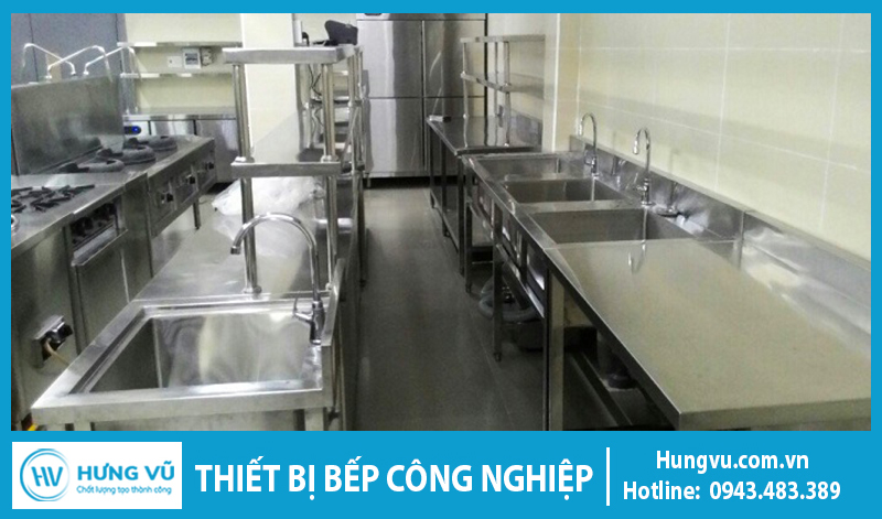 Bồn Rửa Công Nghiệp Bằng Inox Cao Cấp
