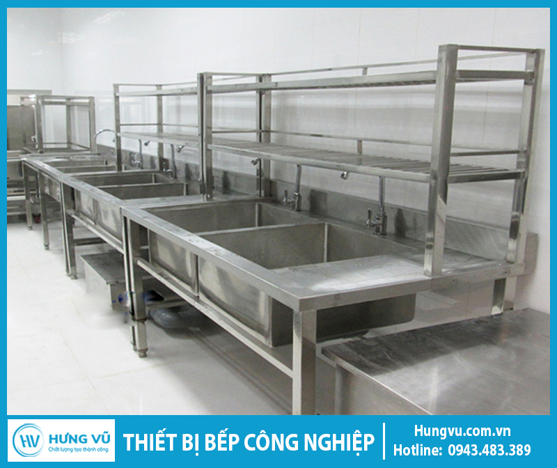 Thiết Kế Chậu Rửa Công Nghiệp Theo Yêu Cầu
