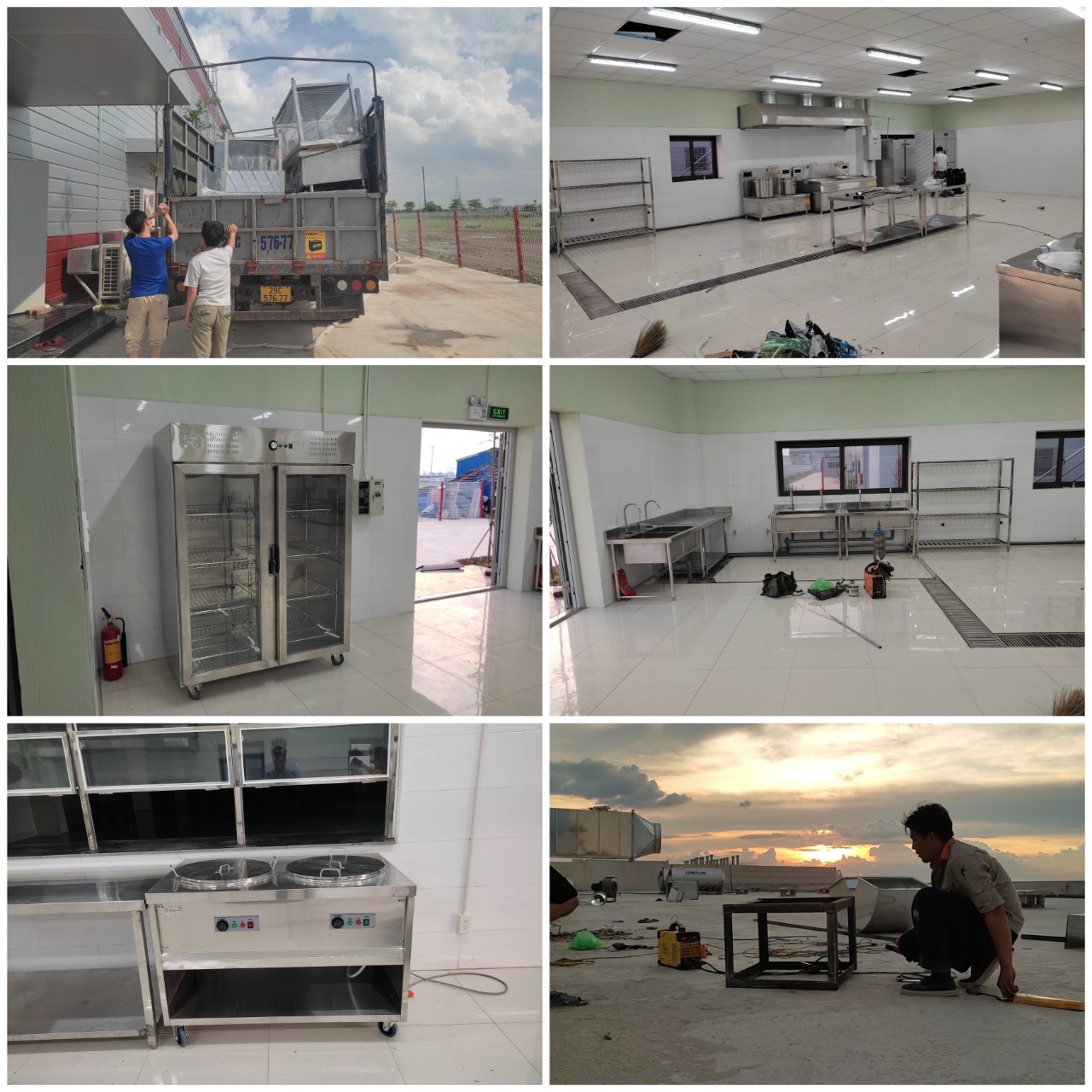 THIẾT KẾ BẾP NHÀ MÁY