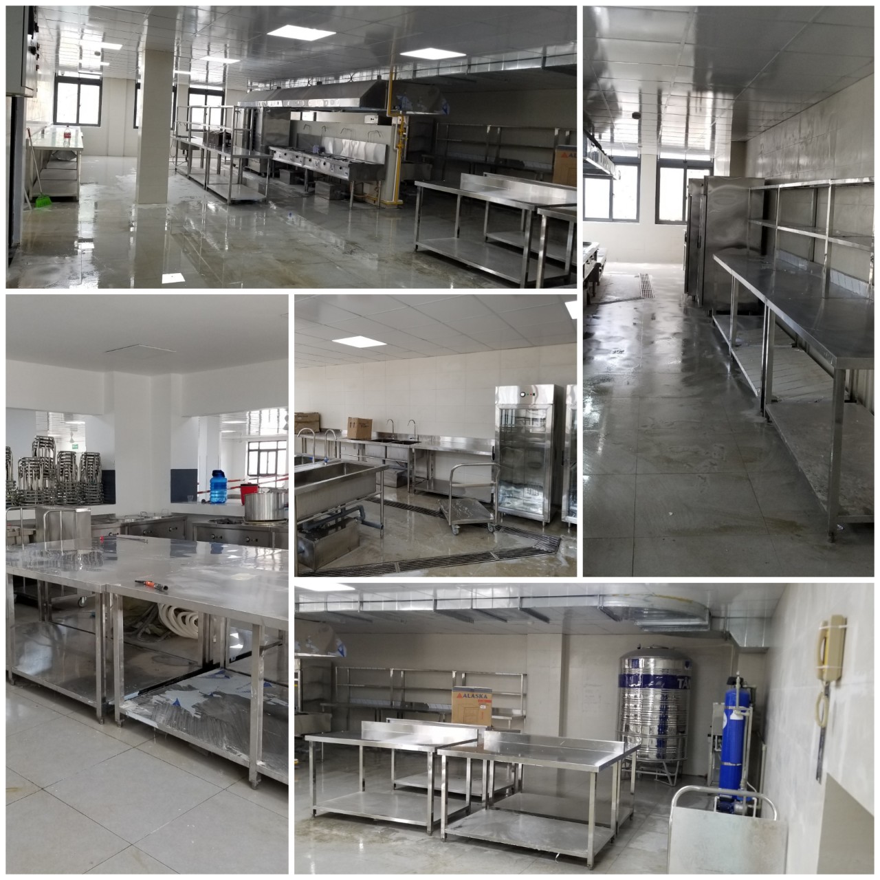 Hoàn thiện đưa vào vận hành hệ thống bếp ăn trường thpt Kỳ Sơn 