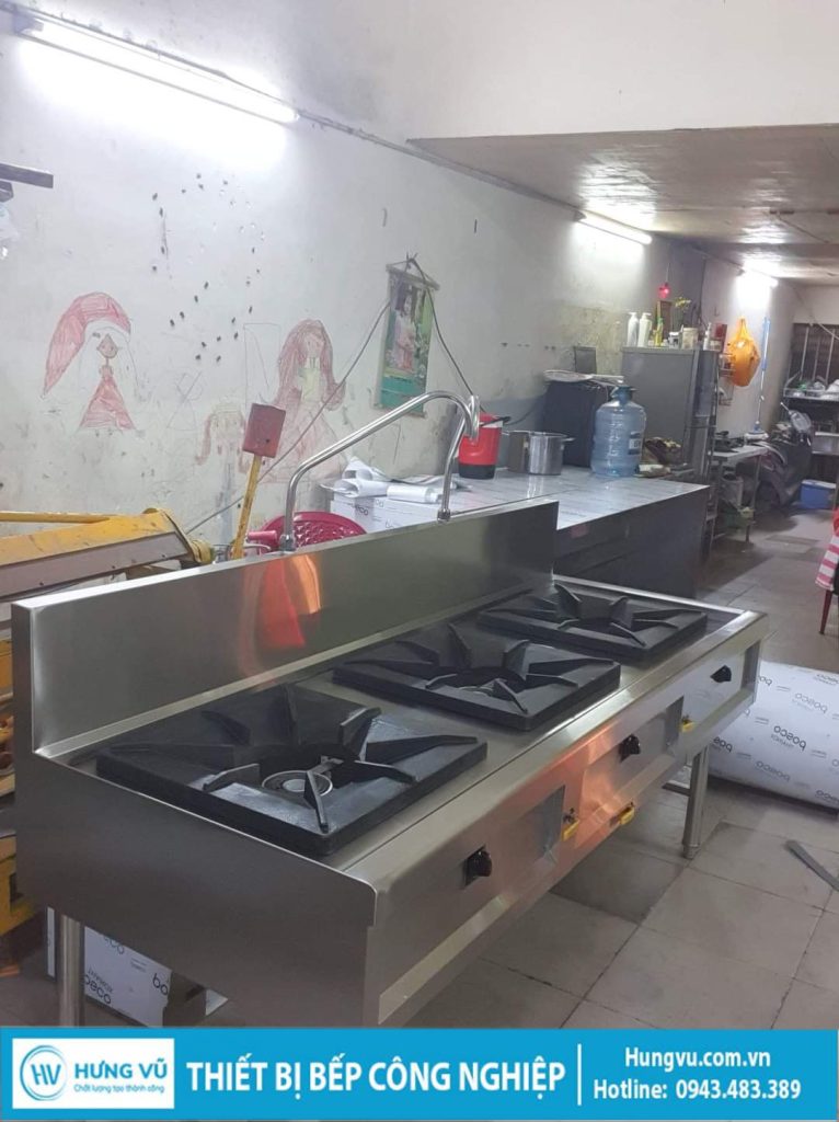bếp hầm 3 họng công nghiệp