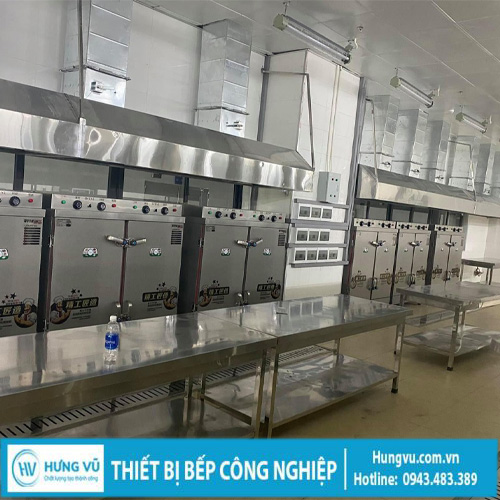 lắp đặt hệ thống bếp nhà máy