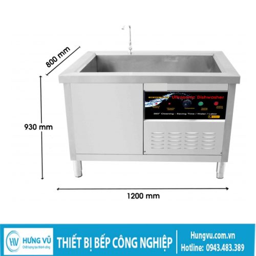 máy rửa bát siêu âm 1200