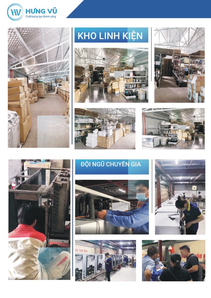 kho linh kiện bếp công nghiệp hưng vũ