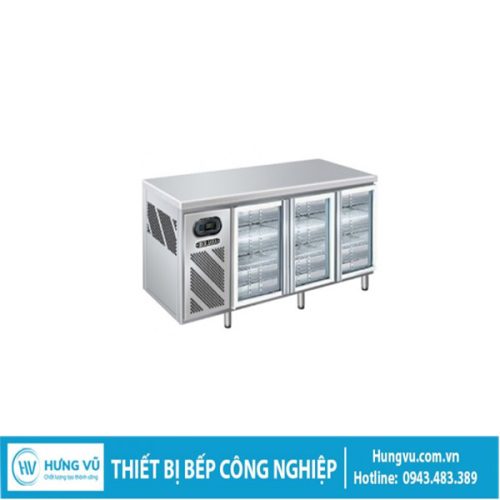 TỦ MÁT 3 CÁNH KÍNH DẠNG NẰMB3D/C7/7 – SM