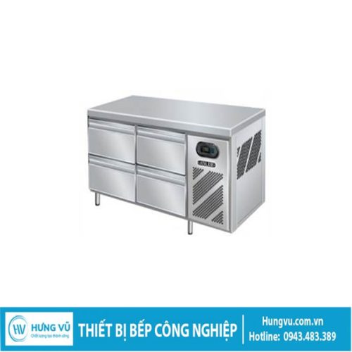 TỦ MÁT 4 HỘC KÉO, 2 TẦNG DẠNG NẰM BS4DR-Z6-2