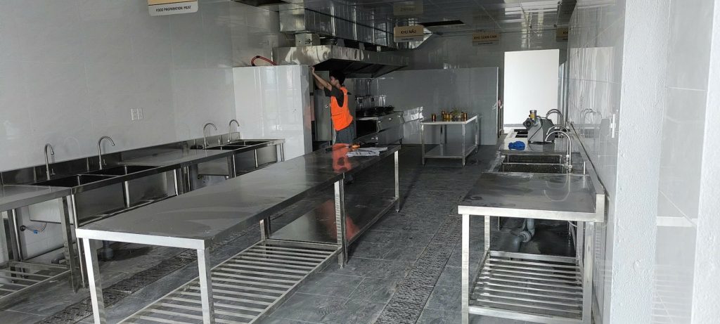 tư vấn thiết kế bếp ăn bán trú