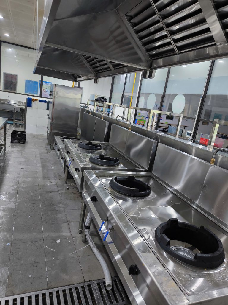 khu vực bếp nấuvực